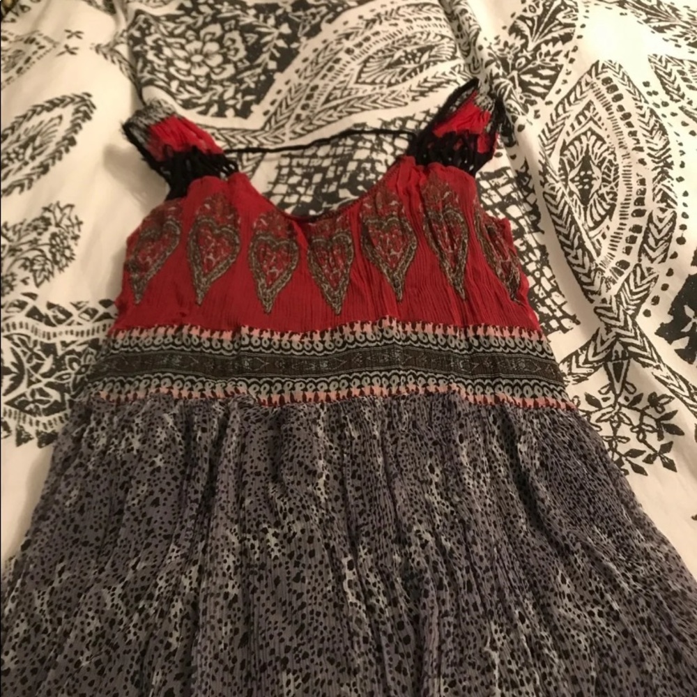 Xs Free people Snow Leopard print dress